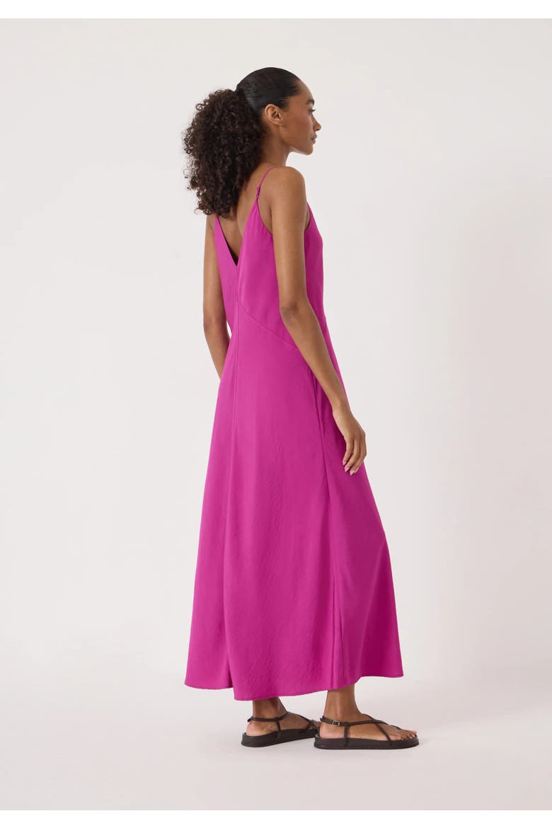 Air Flow Seam Detail Maxi Slip Dress, Alternate, color, Orchid Pink