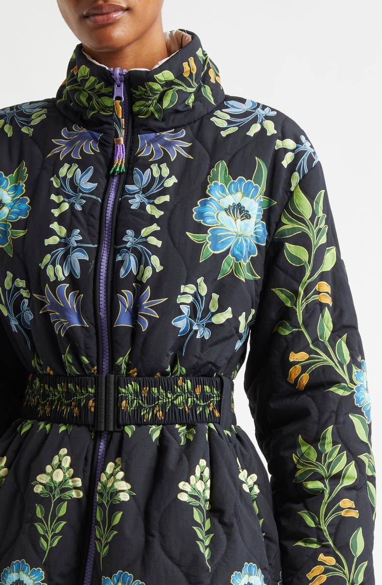 FARM Rio Winter Garden Reversible Puffer Coat, Alternate, color, 