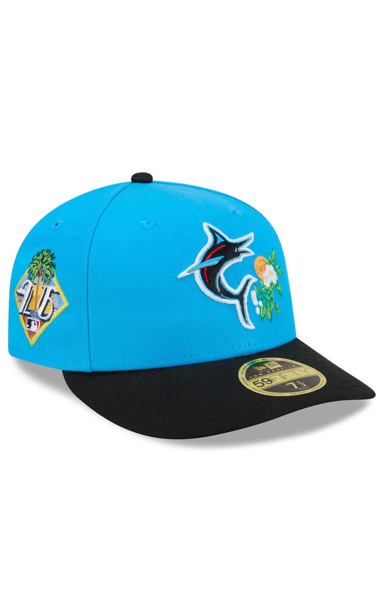 New Era Men's New Era Blue/Black Miami Marlins 2026 Spring Training Low Profile 59FIFTY Fitted Hat, Main, color, Blue