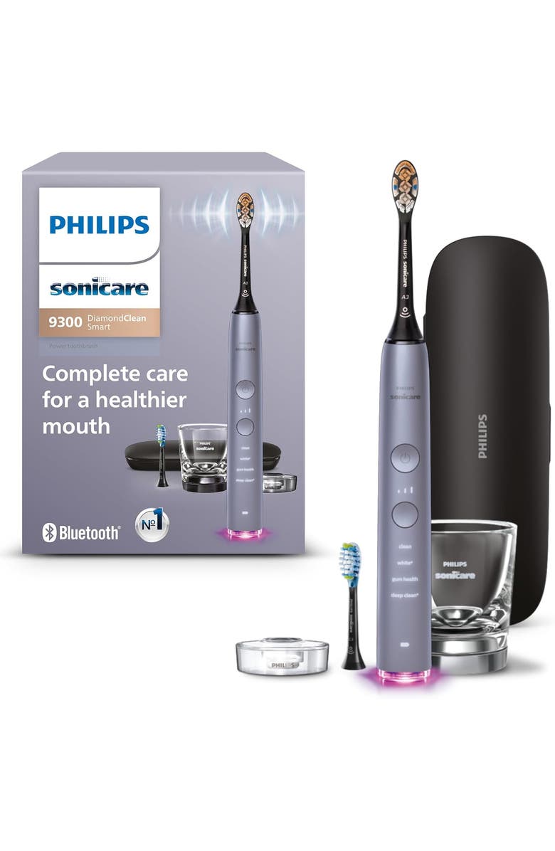 Philips Sonicare DiamondClean Smart 9300 Electric Toothbrush App Grey, Main, color, Pink