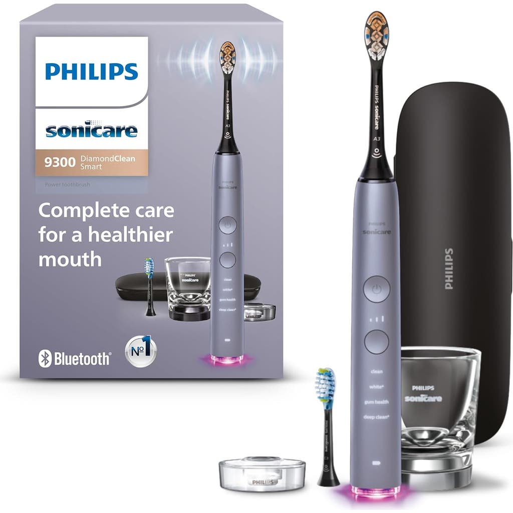 Philips Sonicare Diamondclean Smart 9300 Electric Toothbrush App Grey In Pink