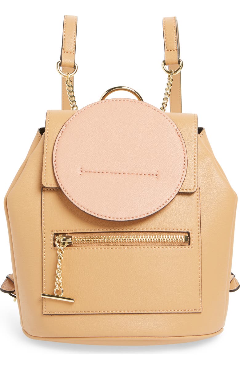 Danielle Nicole Theo Mini Faux Leather Backpack, Main, color,