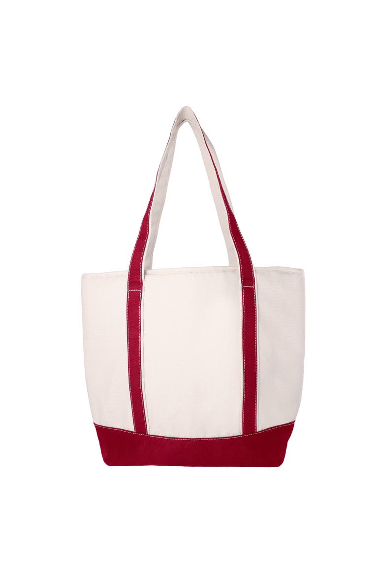 Insulated Tote Bag with Zip Closure, Large Cooler Bag for Travel, Pool, and Park, Alternate, color, Cranberry