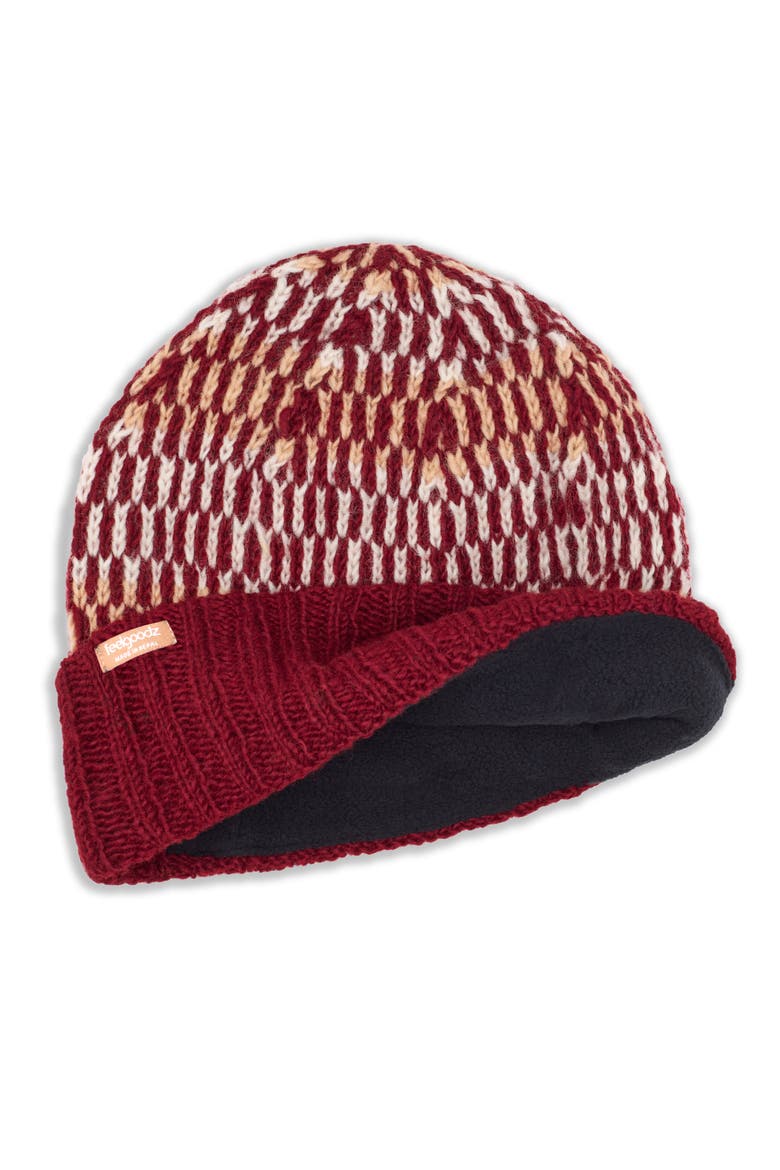 Women's Artisan Hand-Knit Adirondack Cap, Alternate, color, Cardinal