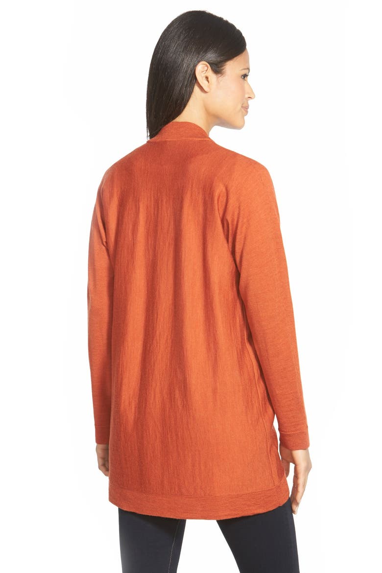 Oval Merino Cardigan, Alternate, color, FLAMENCO