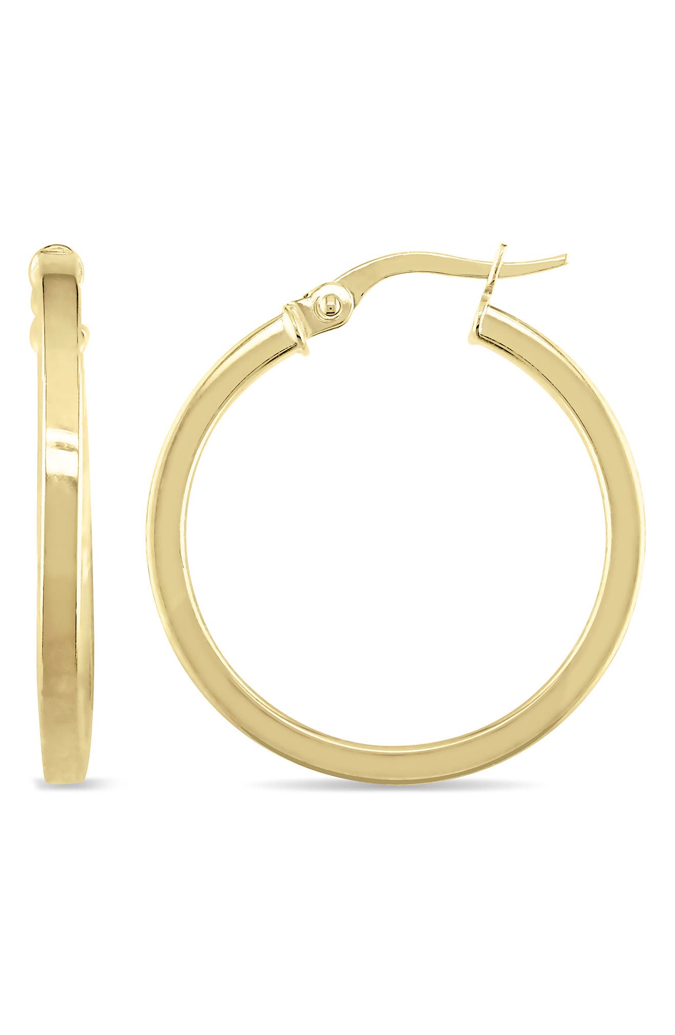 DELMAR 10K Gold Hoop Earrings, 24mm