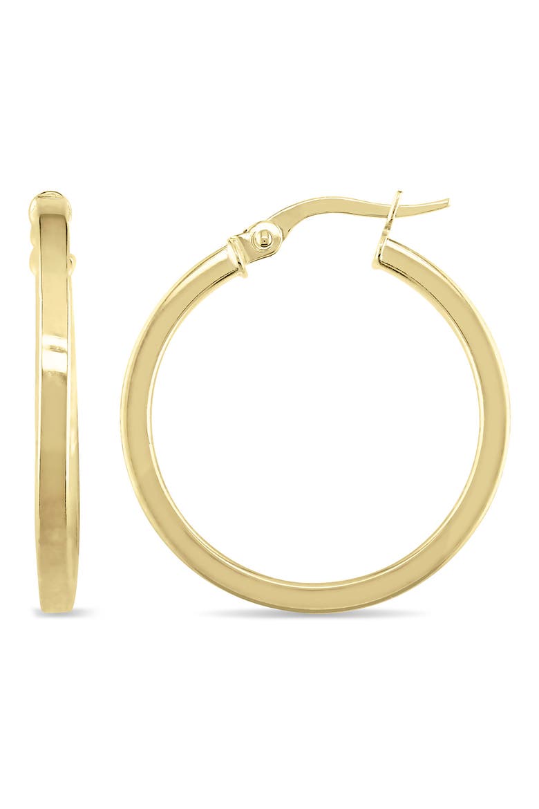 10K Gold Hoop Earrings, 24mm, Main, color, GOLD