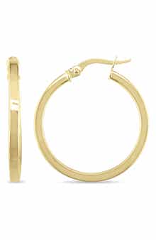 DELMAR 10K Gold Hoop Earrings, 24mm