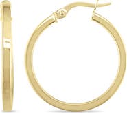 DELMAR 10K Gold Hoop Earrings, 24mm