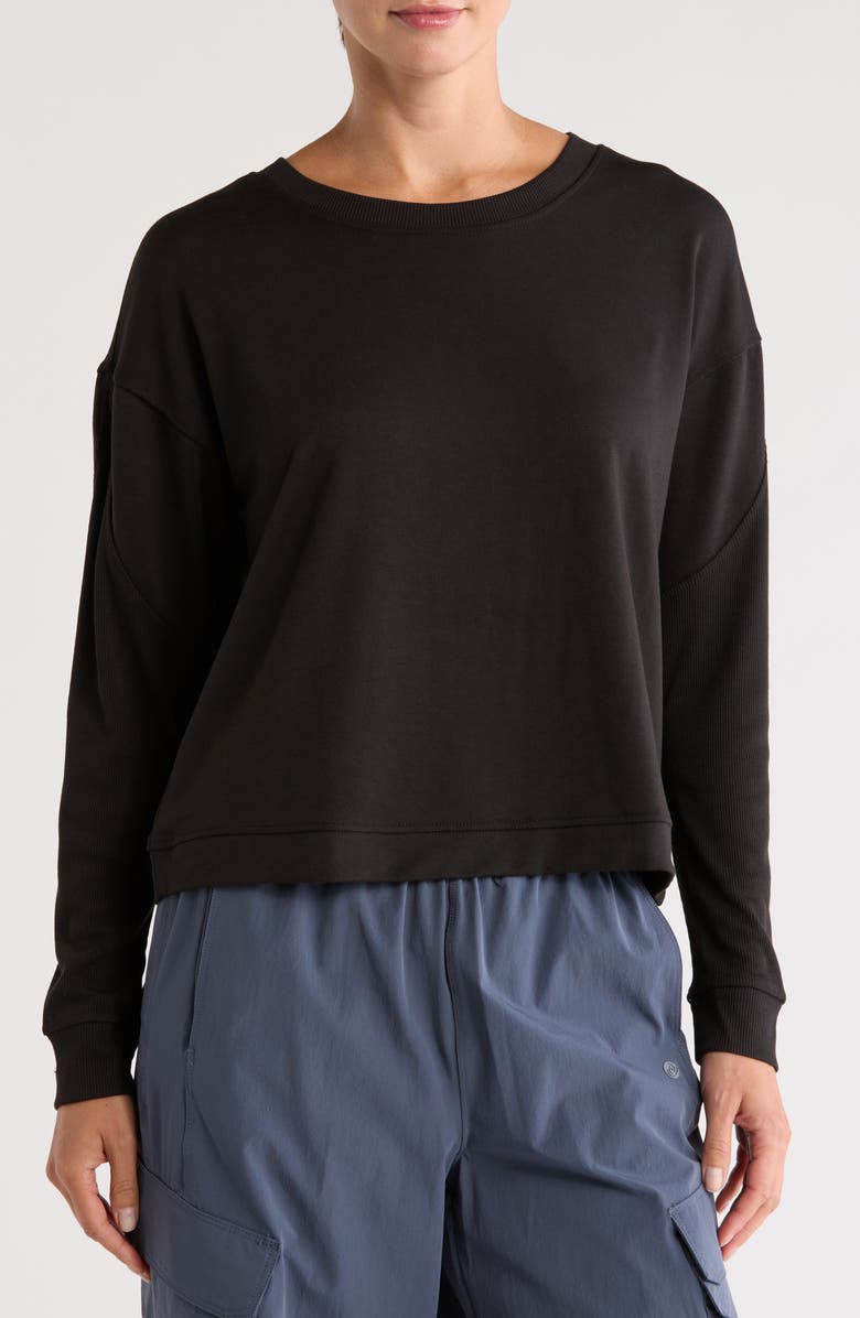 APANA Showdown Crewneck Sweatshirt, Main, color, 