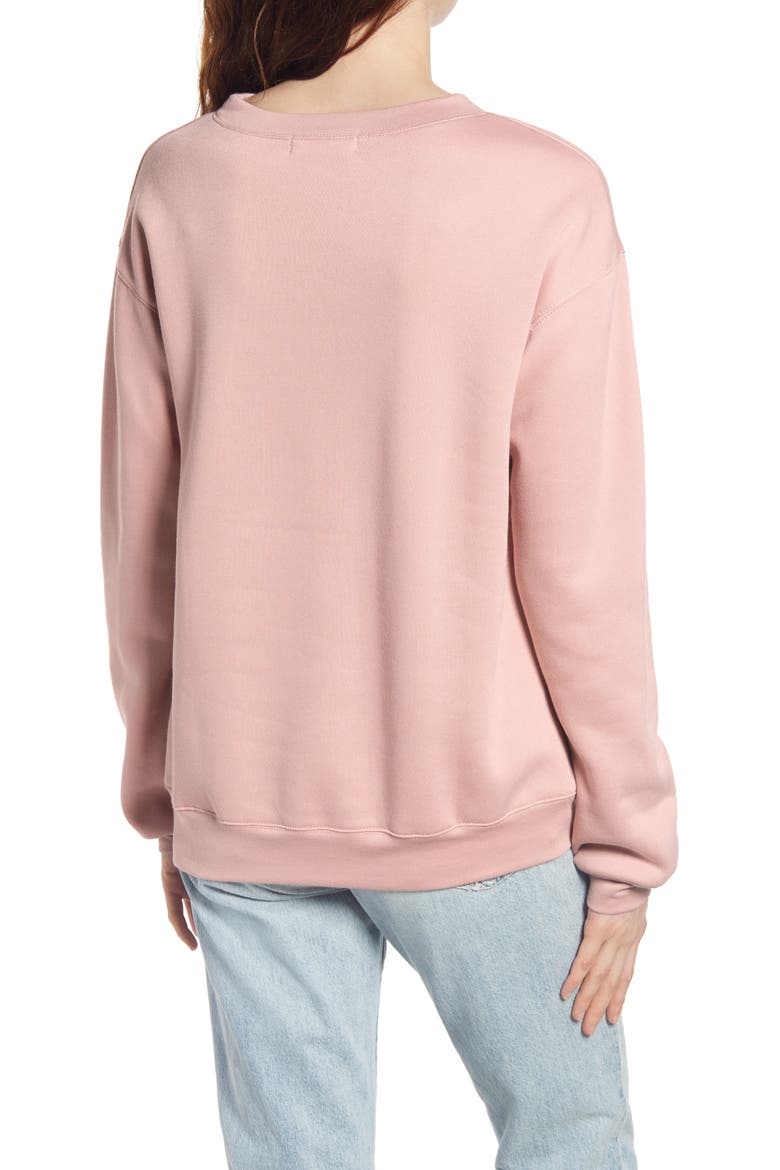 VOTE Collection Graphic Sweatshirt, Alternate, color, PINK- FEMINIST