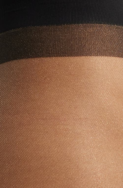 Stems Shimmer Metallic Sheer Tights In Gold