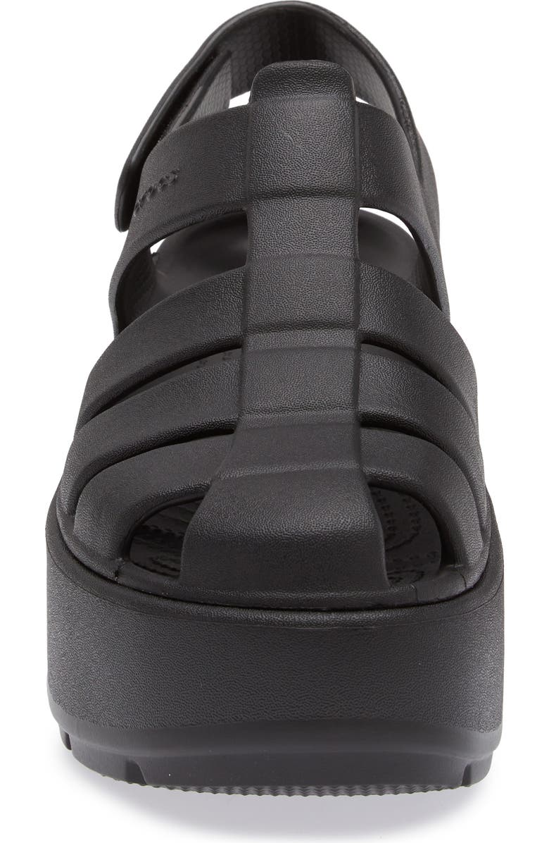 CROCS Stomp Platform Fisherman Sandal, Alternate, color,