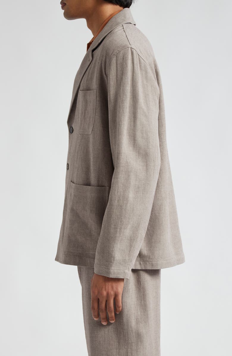 De Bonne Facture Traveler Notch Lapel Wool Jacket, Alternate, color, 