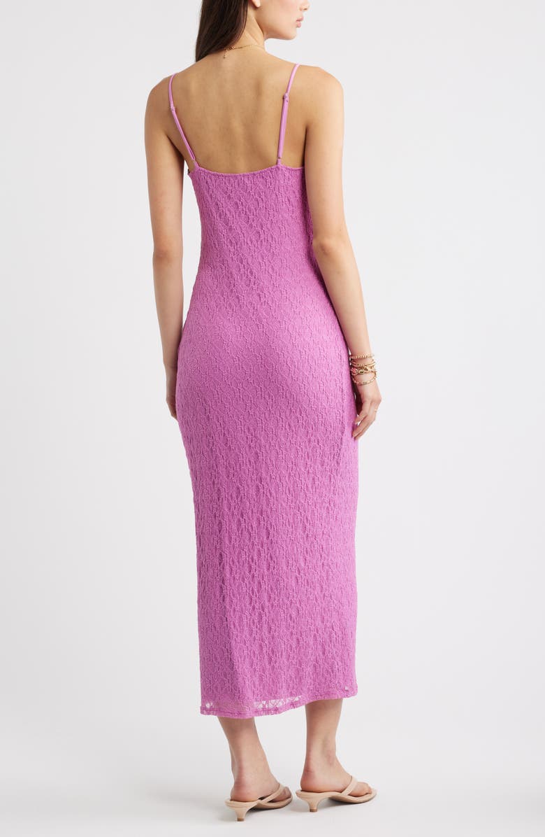 BP. Lace Cowl Neck Maxi Dress, Alternate, color, Pink Crocus