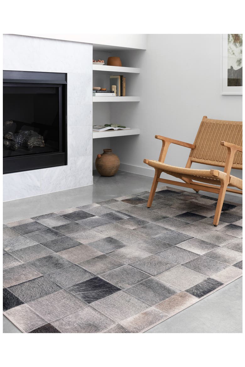 Maddox Collection Rug - Charcoal/Grey - 8' x 10', Alternate, color, CHARCOAL / GREY