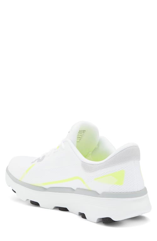 Skechers Go Run 7.0 Interval Sneaker In White/gray