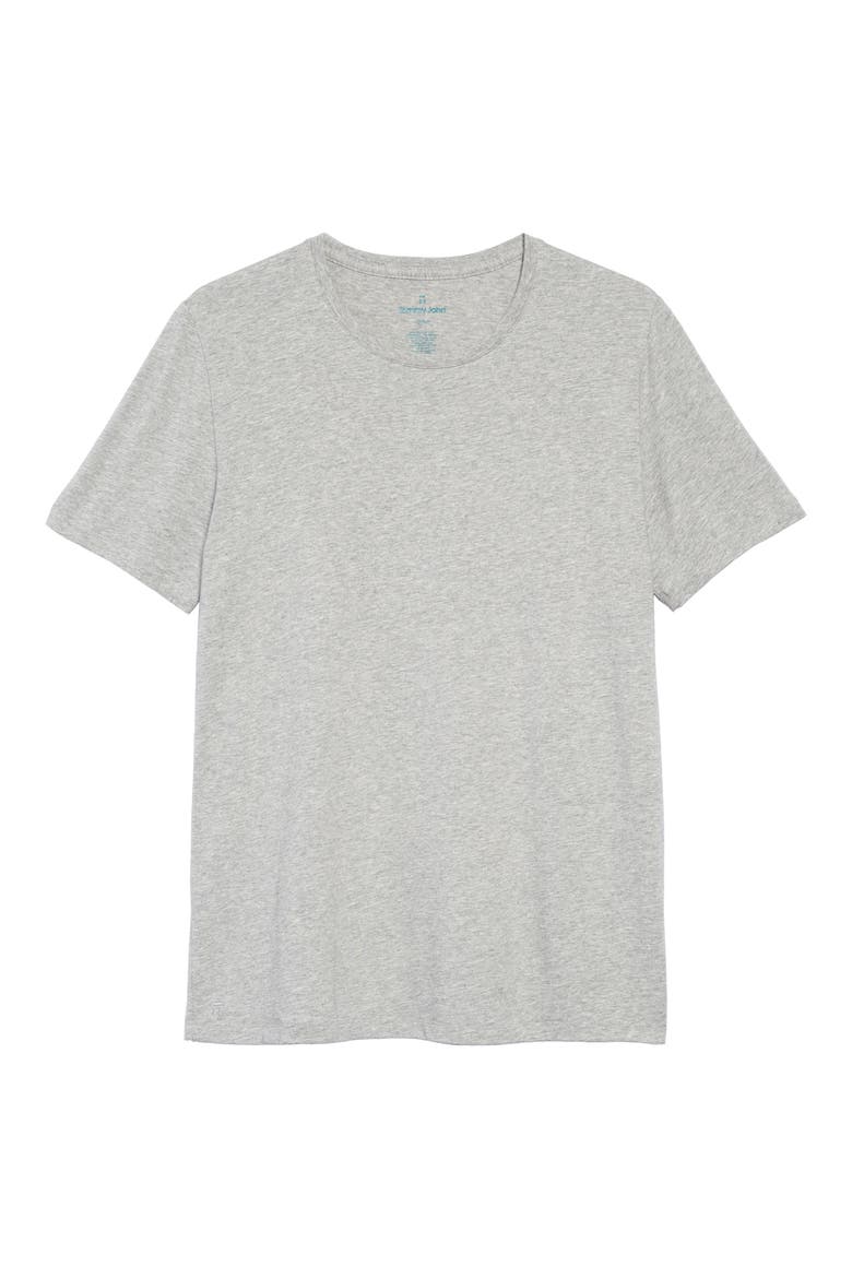 Second Skin Crewneck T-Shirt, Alternate, color, HEATHER GREY
