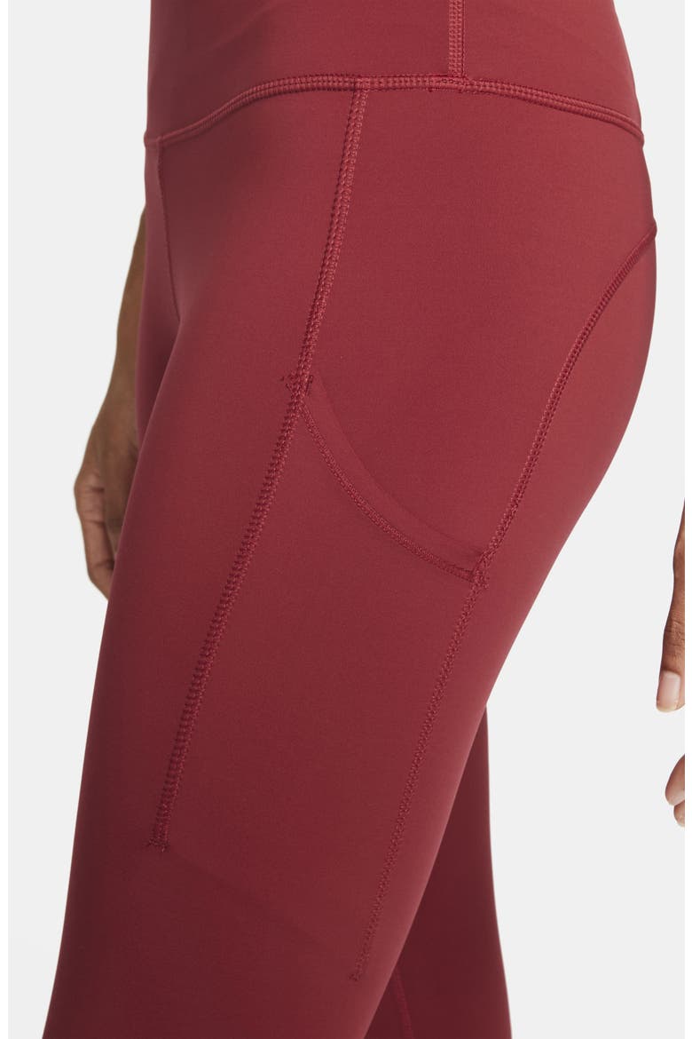 Epic Luxe Dri-FIT Pocket Running Tights, Alternate, color, POMEGRANATE