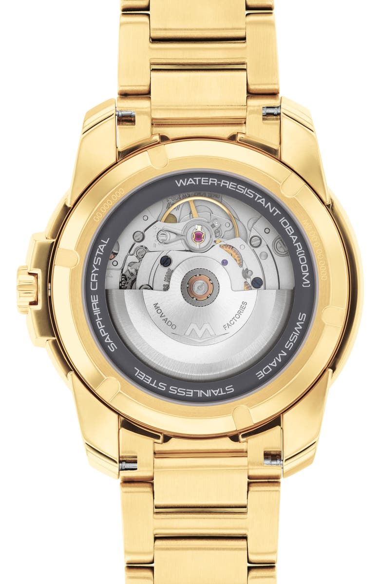 Movado Bold Verso Automatic Bracelet Watch, 43mm, Alternate, color, 