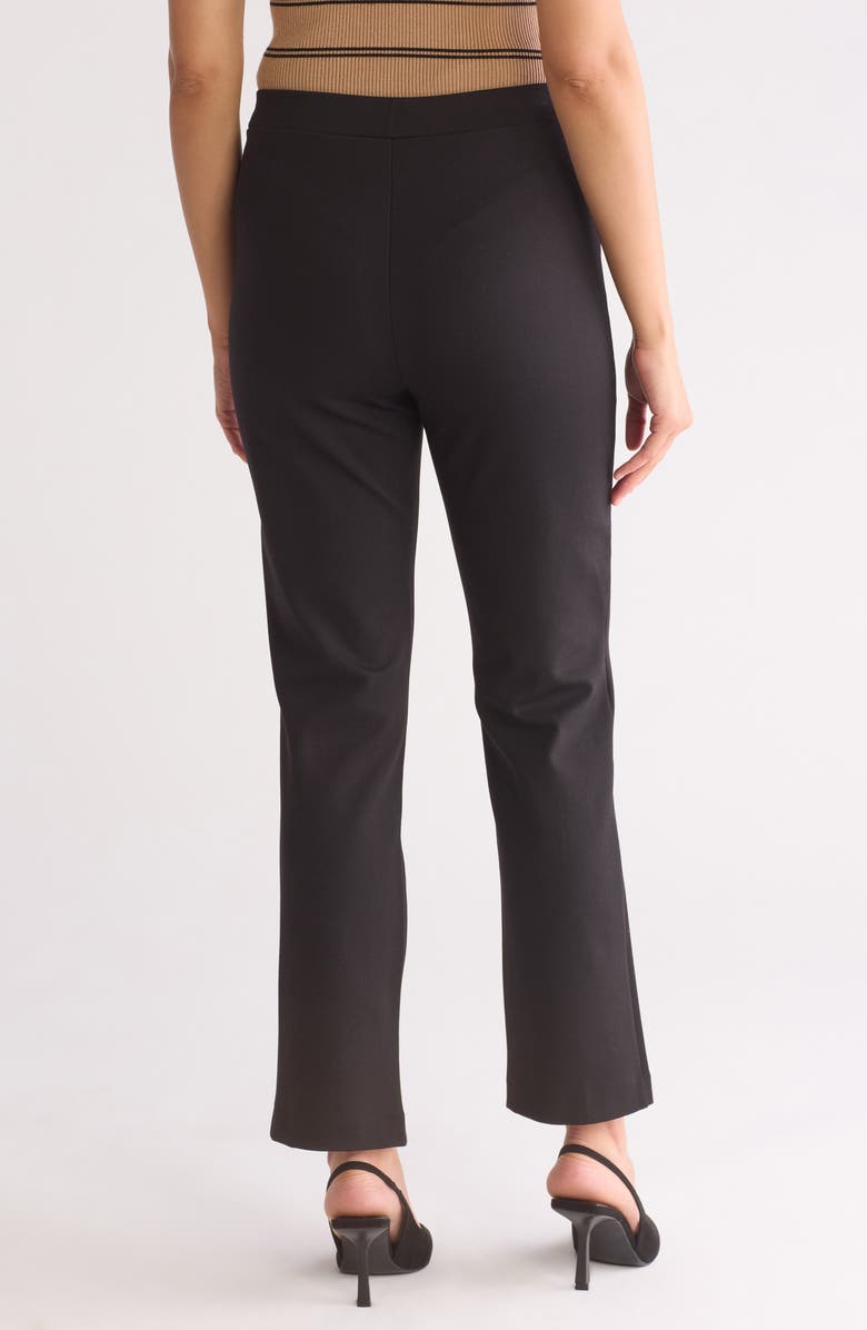 Ellen Tracy Pintuck Pull-On Pants, Alternate, color, Black