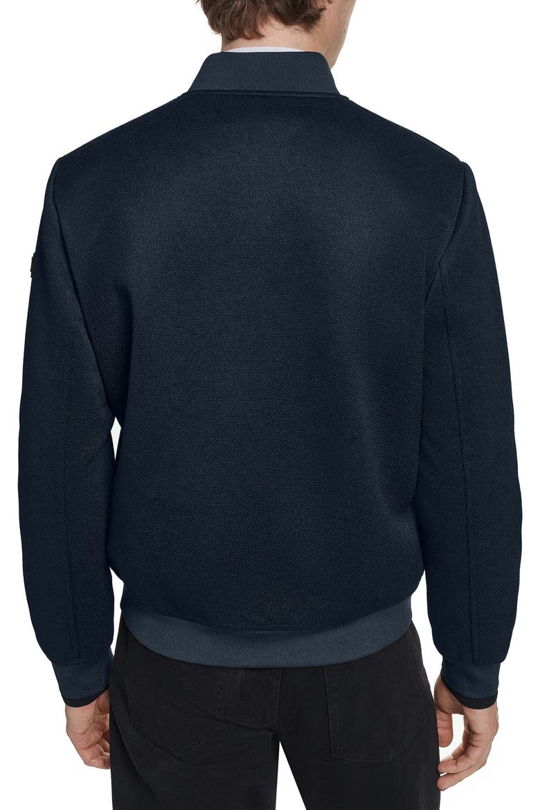 Textured Bomber Jacket, Alternate, color, NAVY