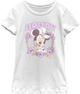 Minnie Mouse Girl's Minnie Mouse Floral Howdy Graphic T-Shirt