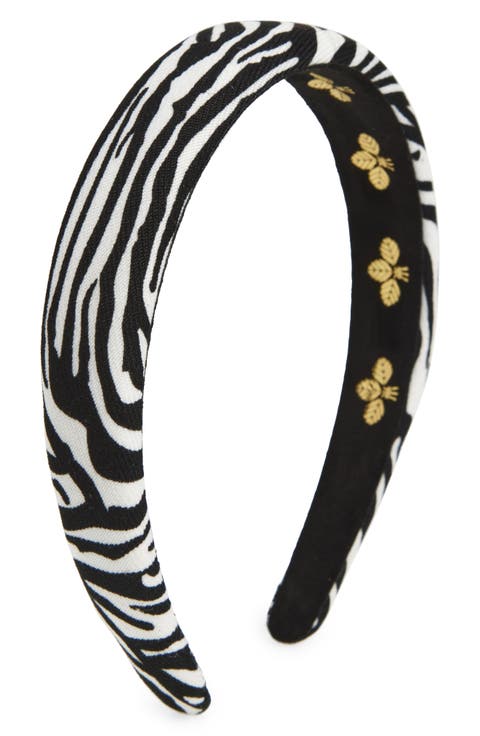Annie Zebra Print Headband