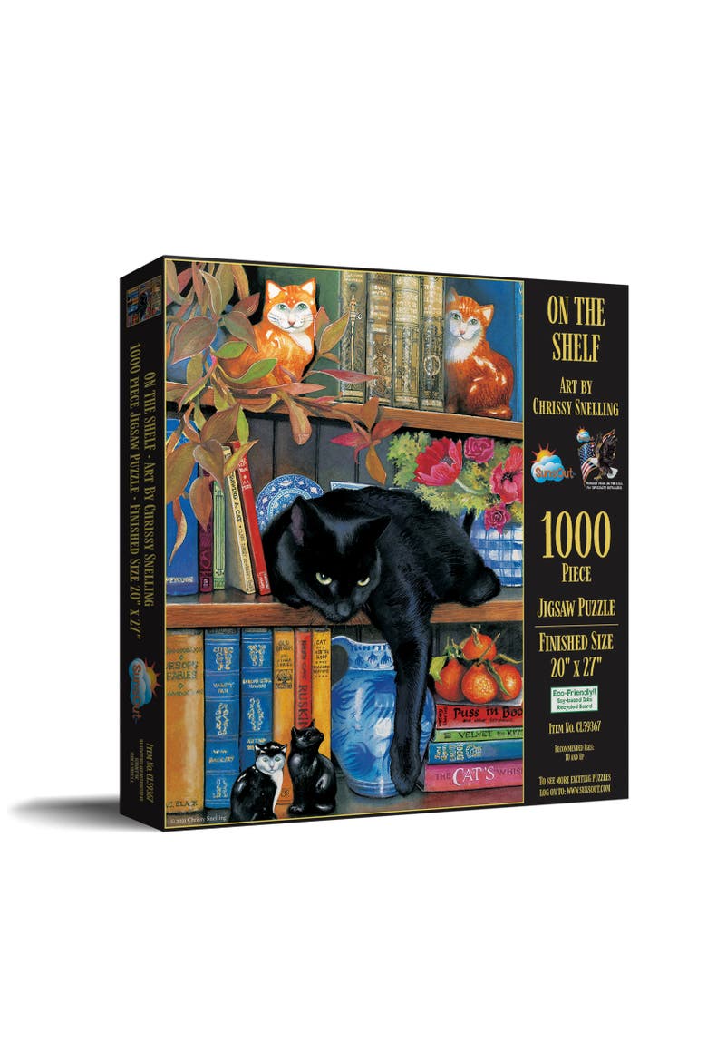 On The Shelf 1000 piece Jigsaw Puzzle for Adults, Main, color, Multicolor