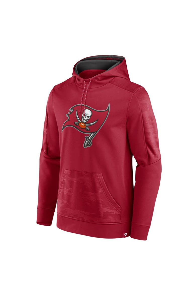 Men's Fanatics Branded Red Tampa Bay Buccaneers On The Ball Pullover Hoodie, Alternate, color, Red