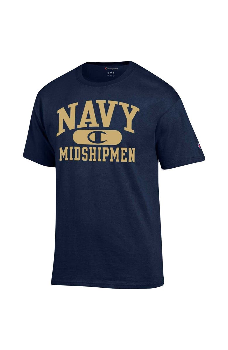 Champion Men's Champion Navy Navy Midshipmen Arch Pill T-Shirt, Alternate, color, 