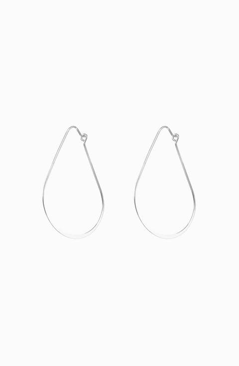 Zoey Hoop Earrings Classic Minimalist Everyday