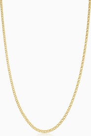 Oradina 10K Gold Woven Love Petite Necklace