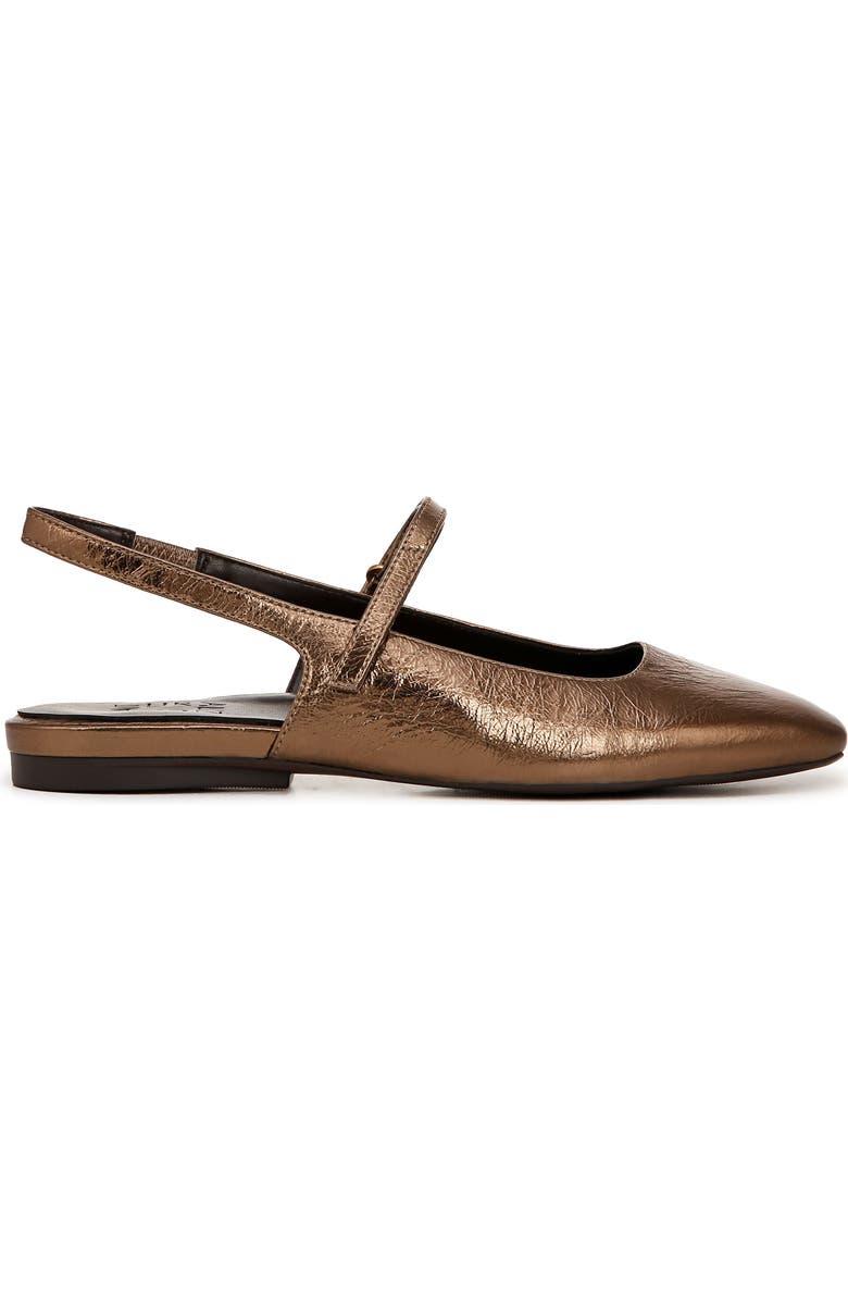 Naturalizer Connie Slingback Mary Jane Flat, Alternate, color, Old Gold Leather