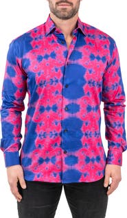 Maceoo Fibonacci Temperate Contemporary Fit Button-Up Shirt