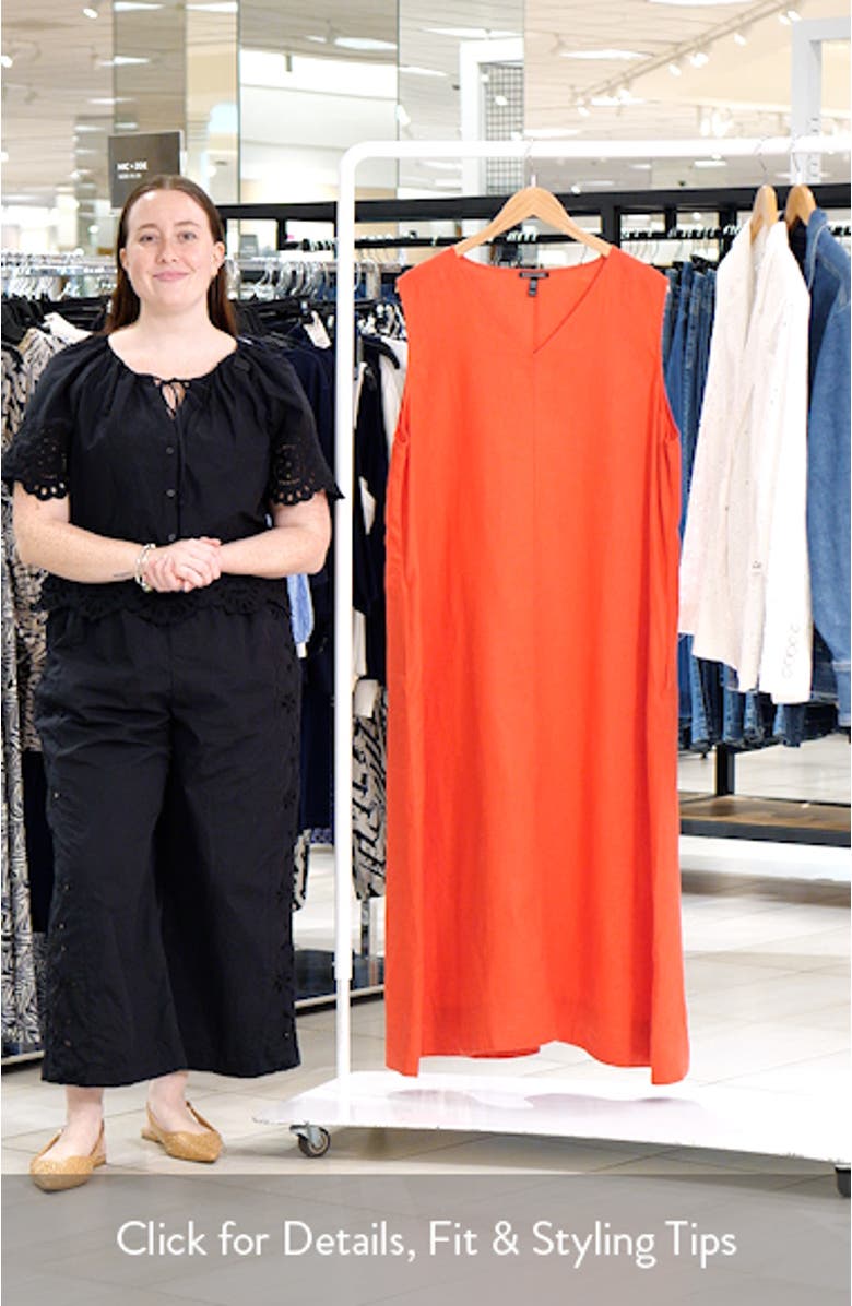 Sleeveless Linen Dress, sales video thumbnail