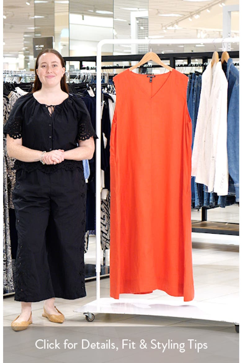Sleeveless Linen Dress video