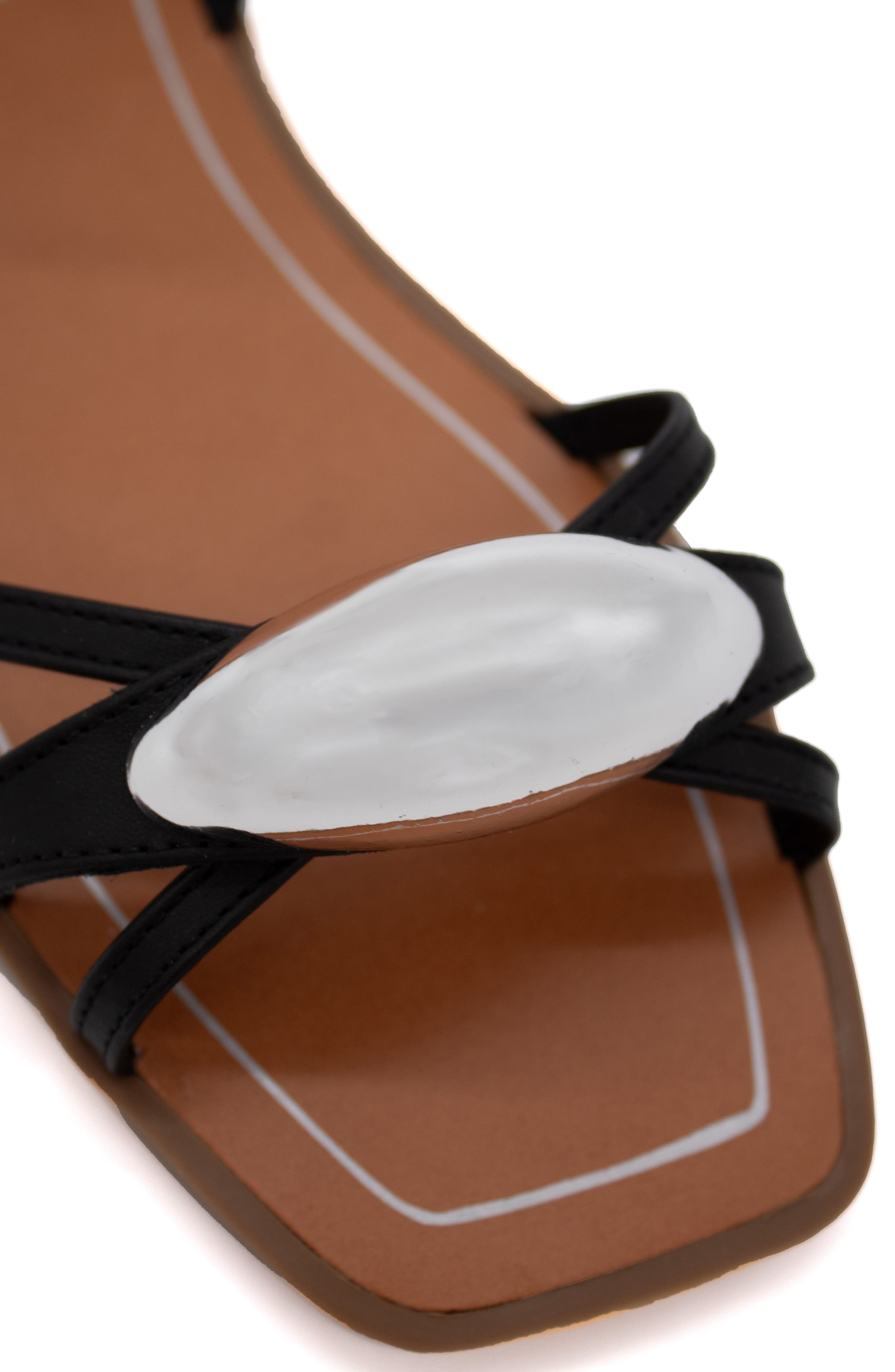 Bottero Botfisher Studded Ankle Strap Sandal, Alternate, color, Preto/ Preto