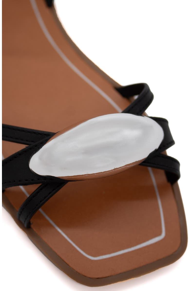 Bottero Botfisher Studded Ankle Strap Sandal, Alternate, color, Preto/ Preto