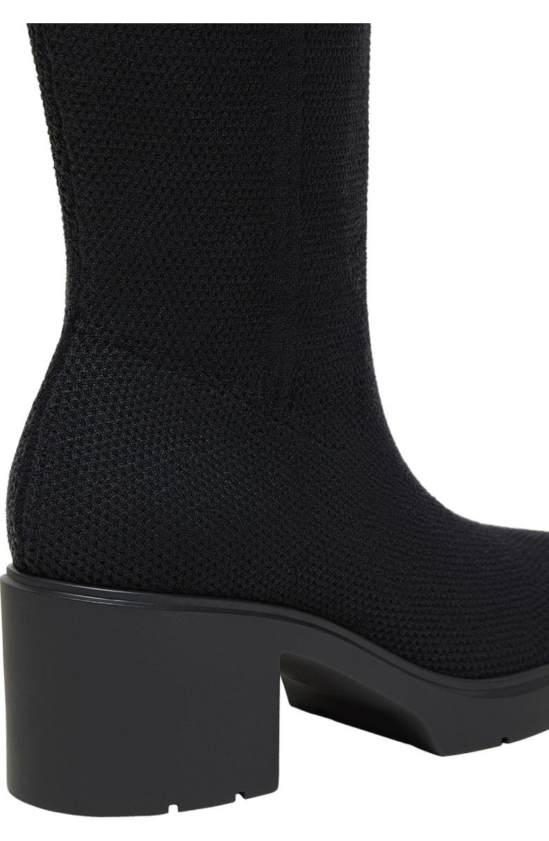 VIVAIA Fold-Over Square-Toe Knee-High Boots, Alternate, color, Black