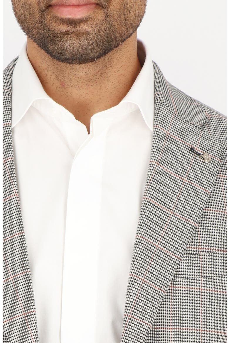 Modern Fit Houndstooth Suit, Alternate, color, HOUNDSTOOTH