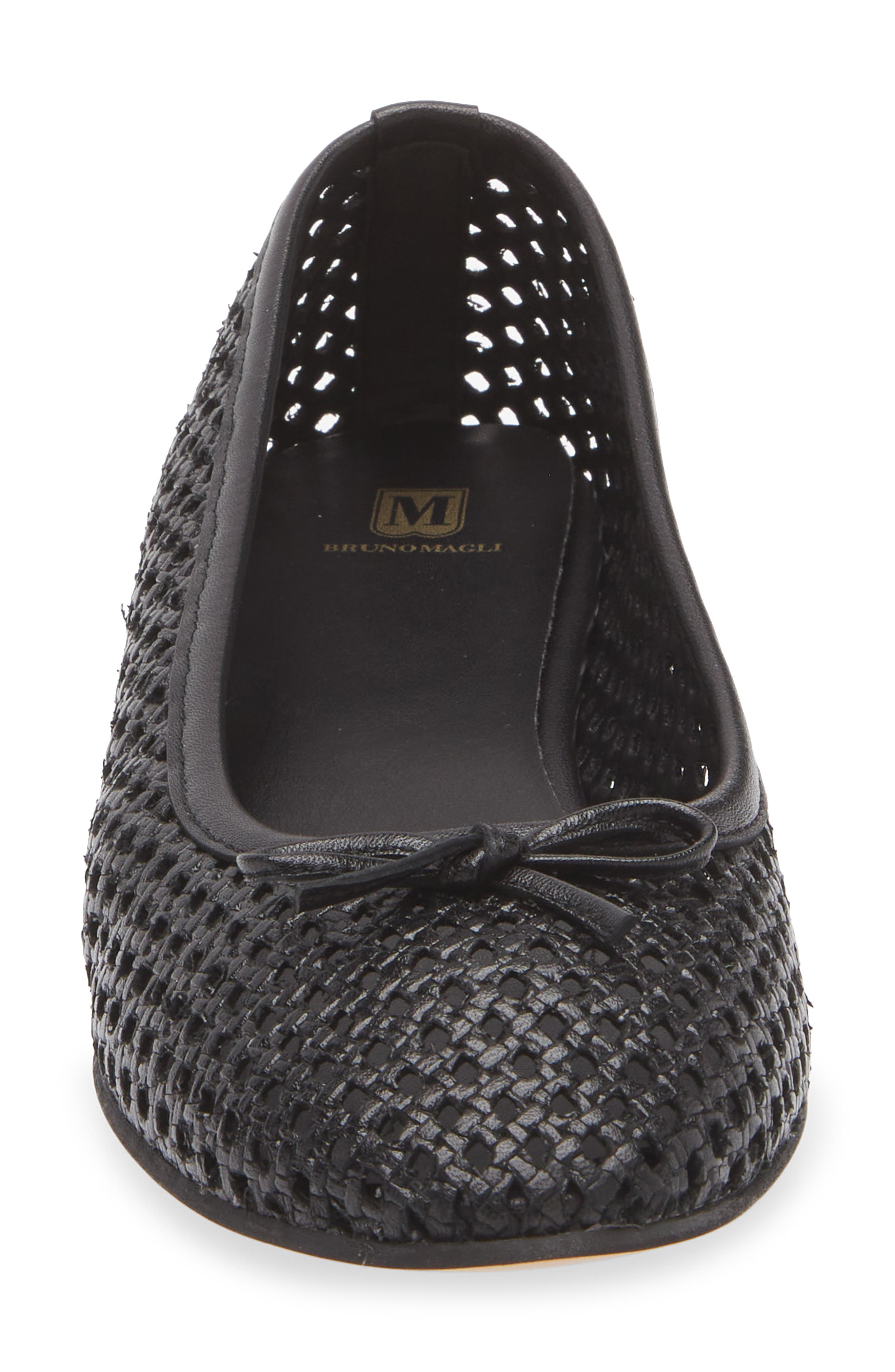 Bruno Magli Janina Woven Flat, Alternate, color, 