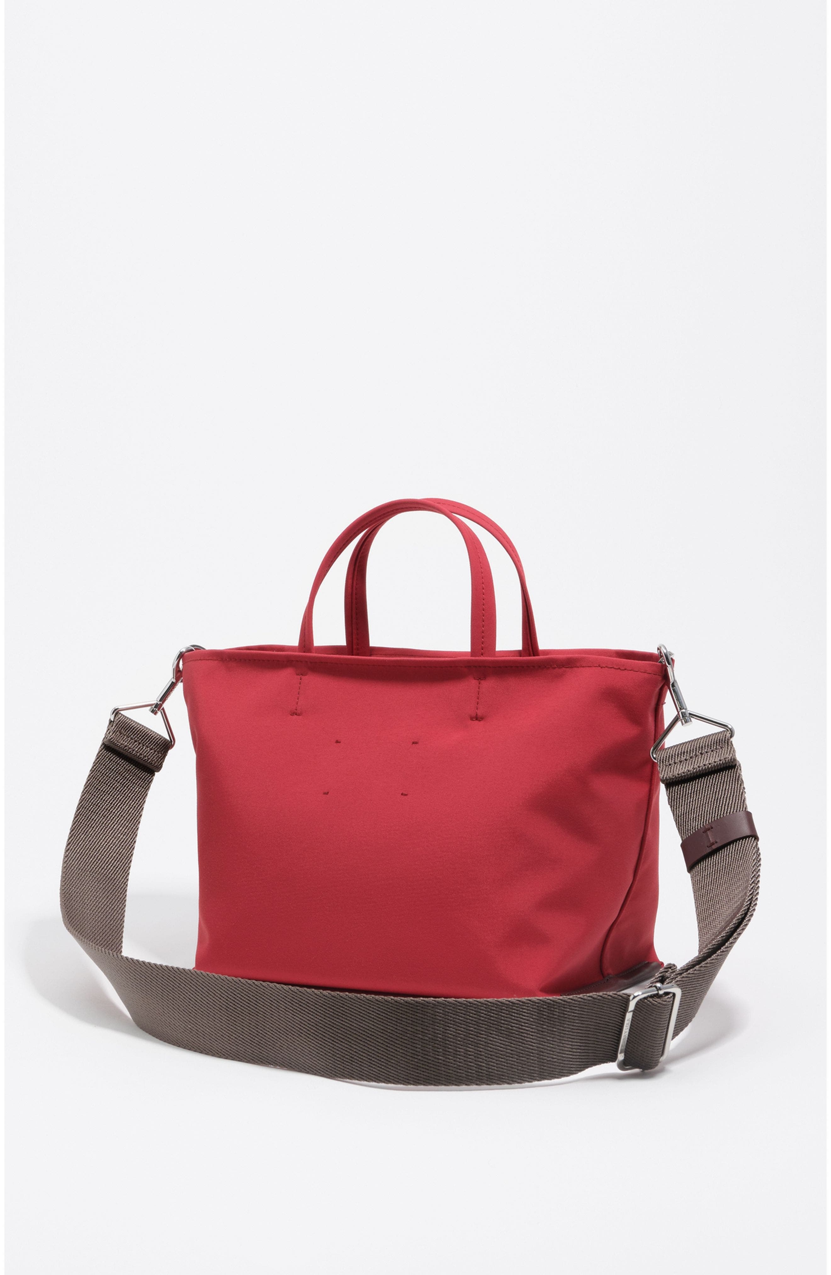 Bimba y Lola Small Nylon Chihuahua Shopper Bag, Alternate, color, Dark Red
