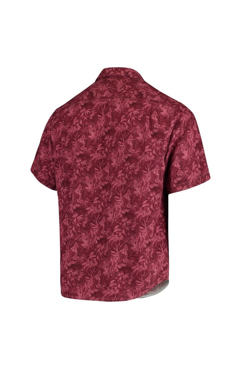 Tommy Bahama Men's Tommy Bahama Maroon Arizona State Sun Devils Sport Jungle Shade Camp Button-Up Shirt, Alternate, color, 