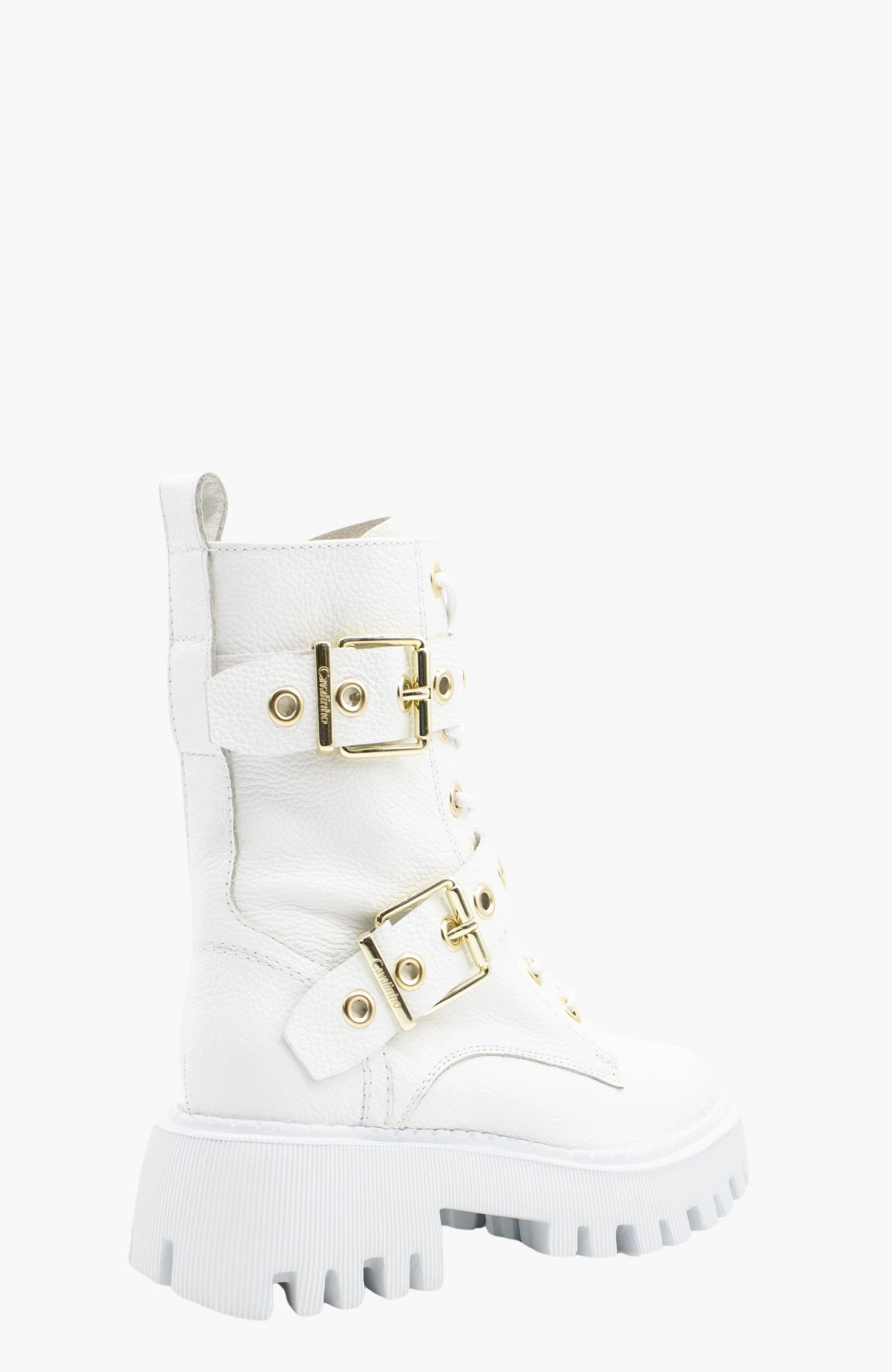 Rockness Leather Boots, Alternate, color, White