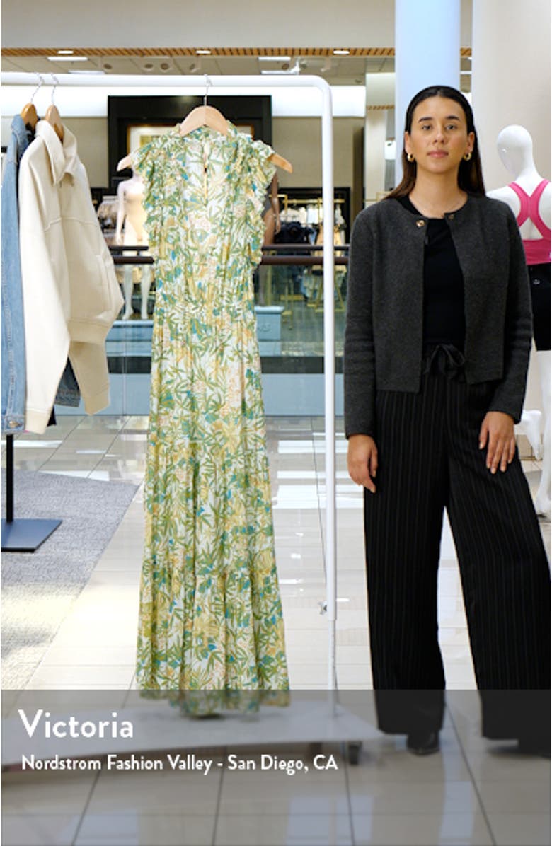 Floral Ruffle Jumpsuit, sales video thumbnail