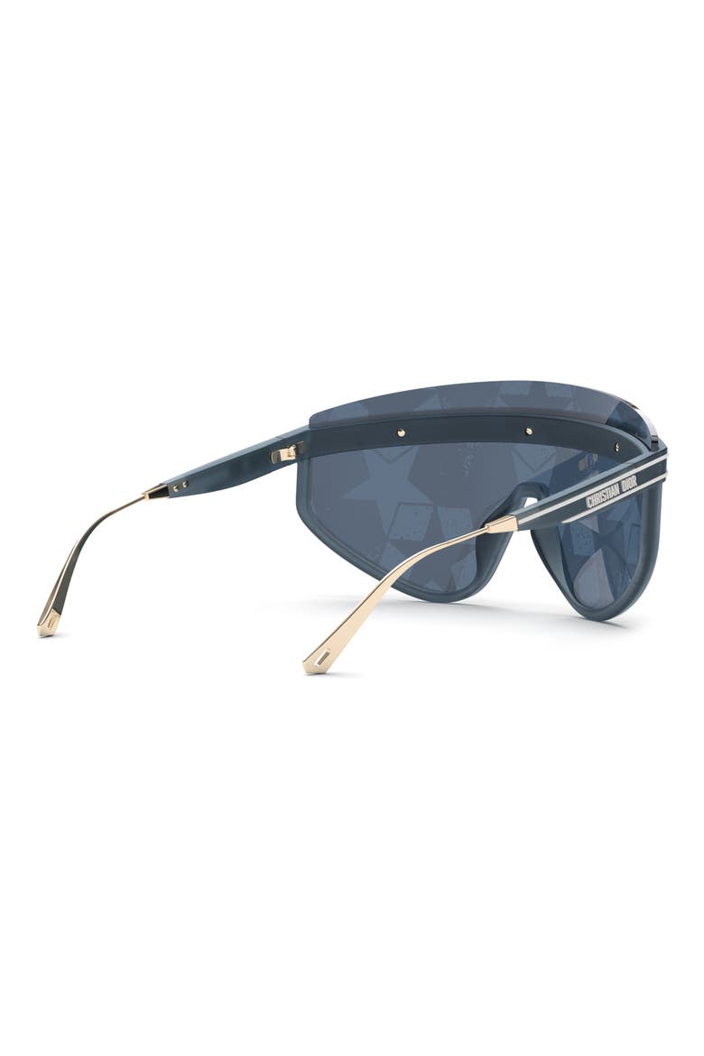 The DiorClub M2U Mask Sunglasses, Alternate, color, MBLU/BLUG
