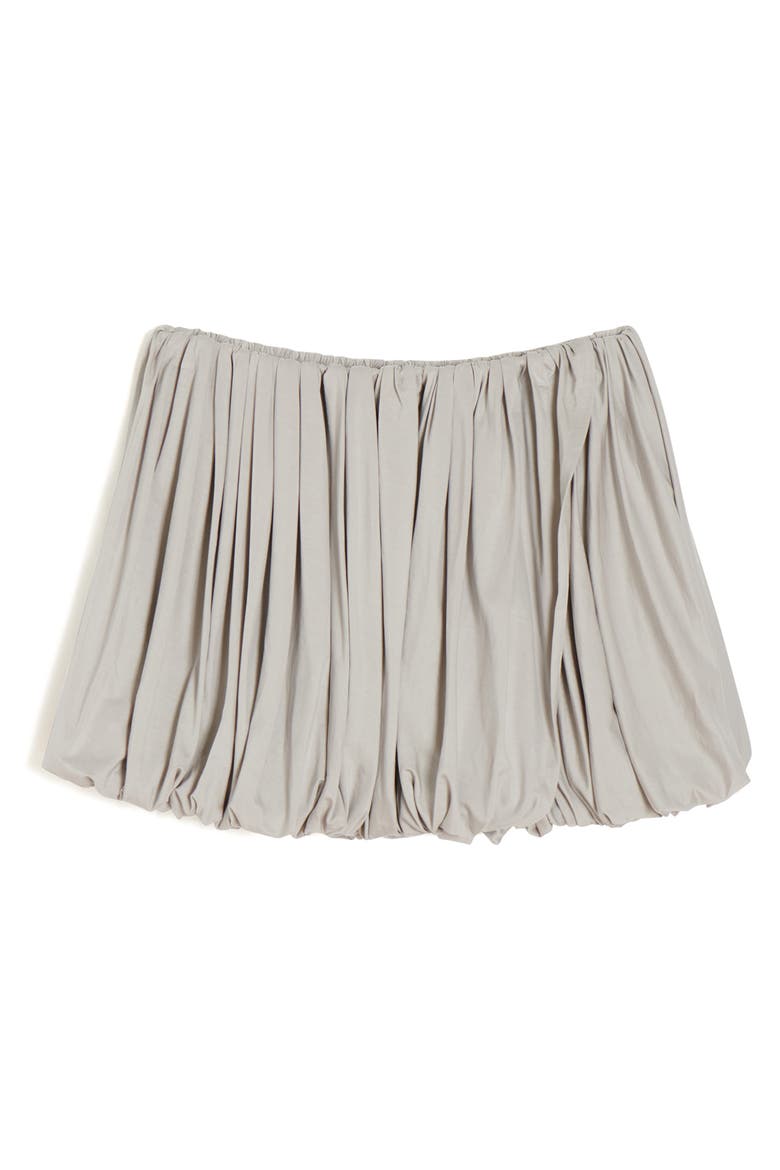 Levi Bubble Miniskirt, Alternate, color, ROCKY GREY