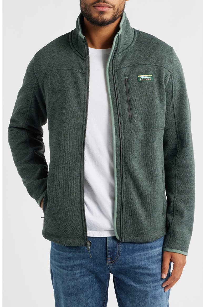 Men's Sweater Fleece Jacket, Main, color, SHADOW GREEN