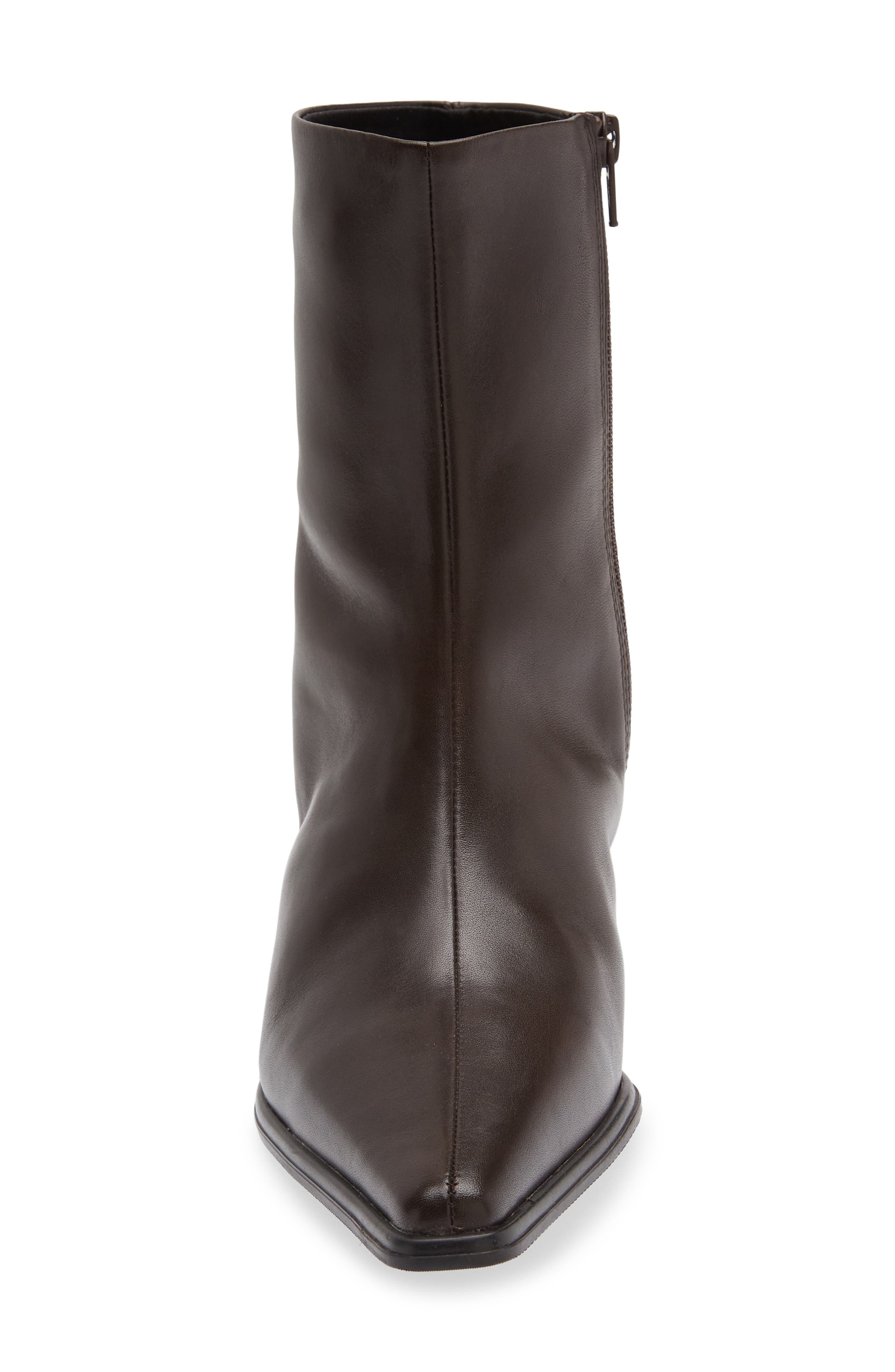 Giselle Pointed Toe Bootie, Alternate, color, CHOCOLATE